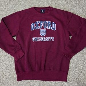 Vtg OXFORD UNIVERSITY Sweatshirt Adult L College England Crewneck‎